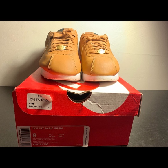 nike cortez brown leather